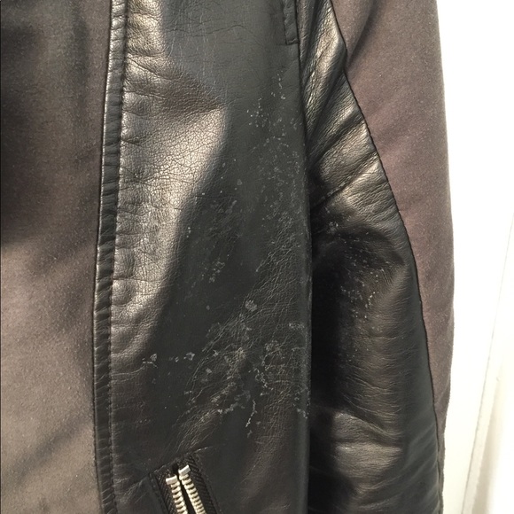Leather & Suede Moto jacket - Picture 4 of 5
